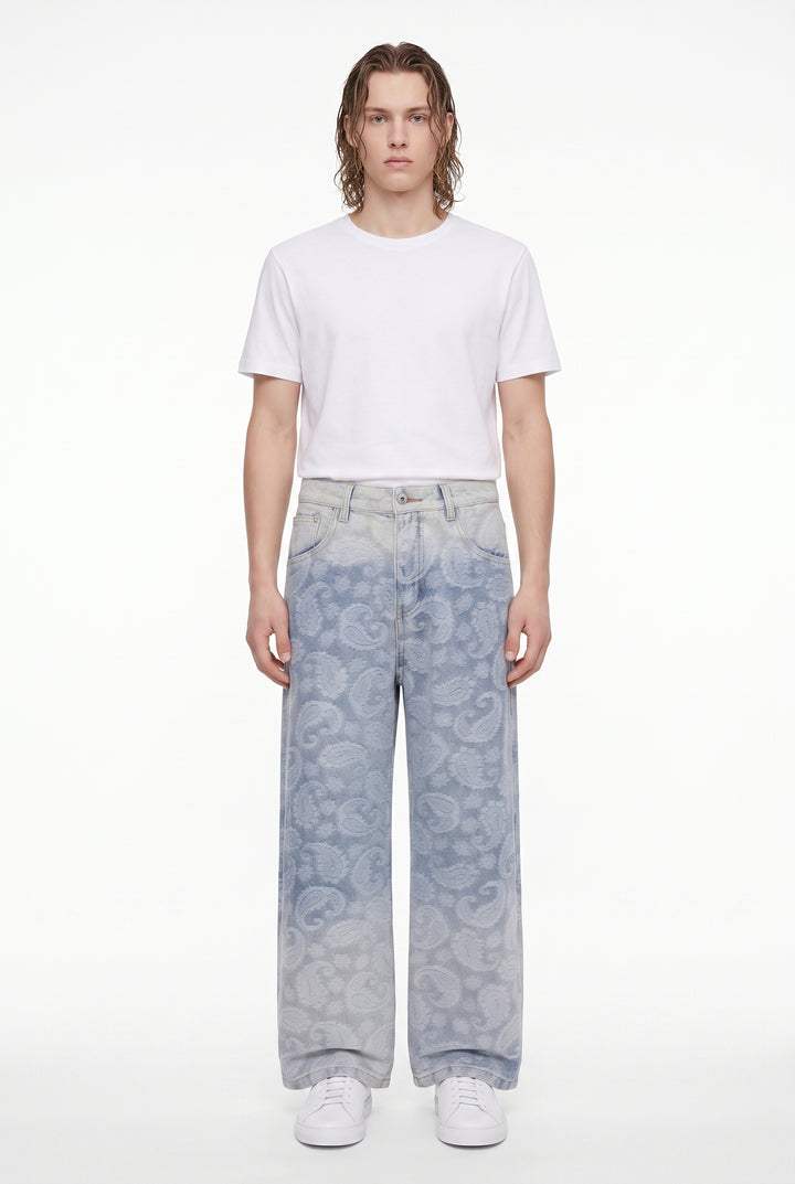 Paisley Wide Jeans na2827