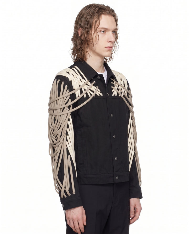 Laced Denim Jacket na2935