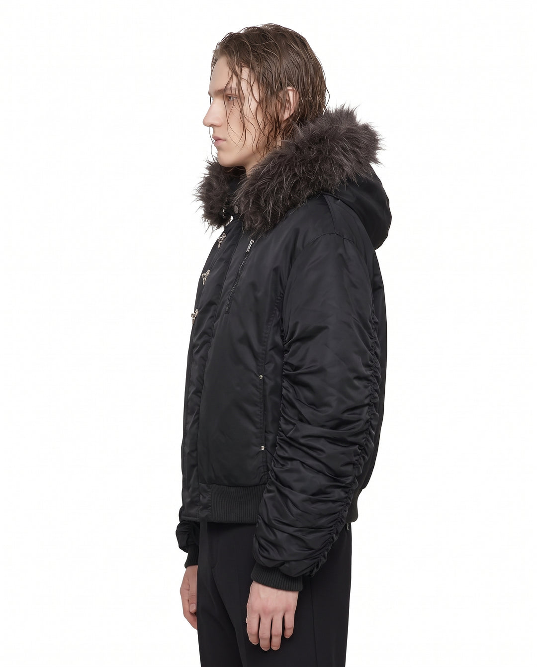 Hooded Bomber Jacket na3168