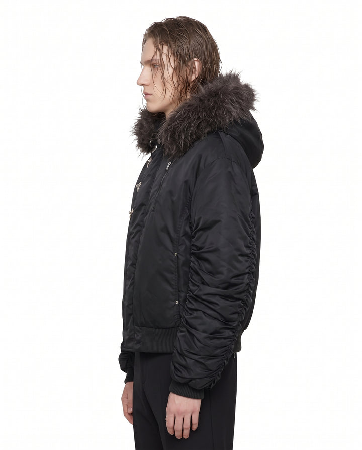 Hooded Bomber Jacket na3168