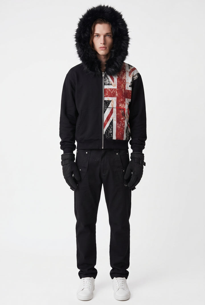 Graphic Zip Hoodie na2757