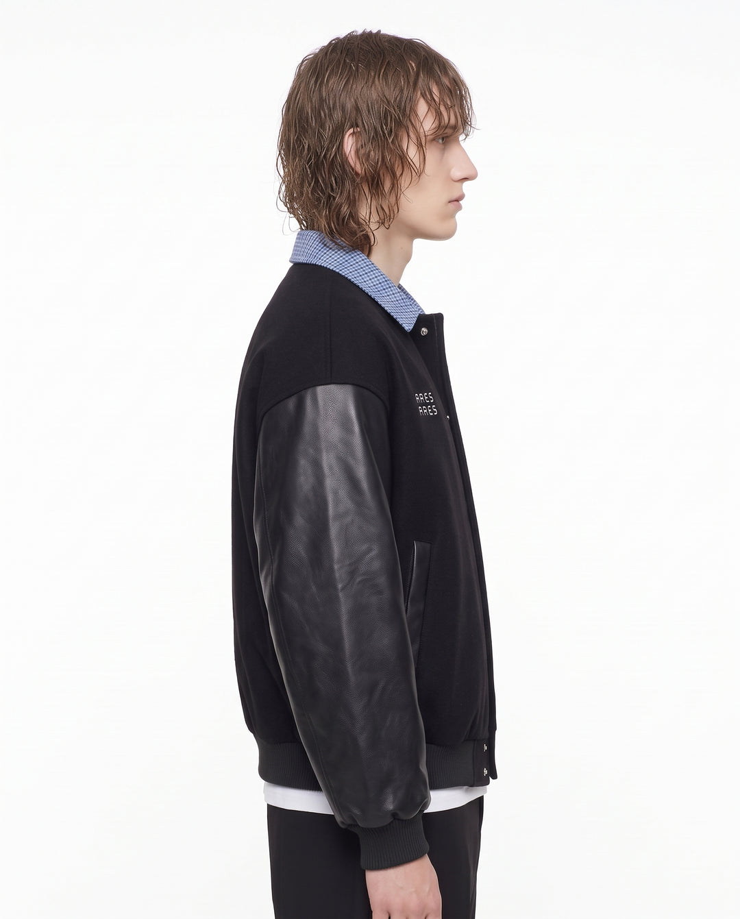 Collared Varsity Jacket na3242