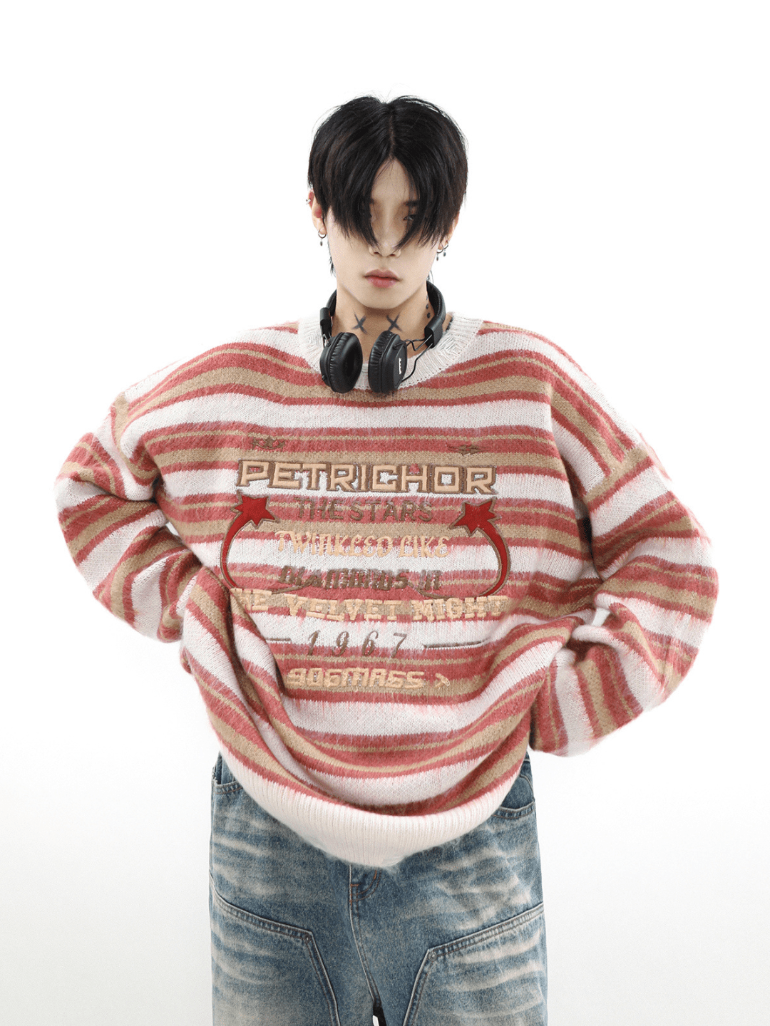 [MRNEARLY] round neck pullover sweater na977 