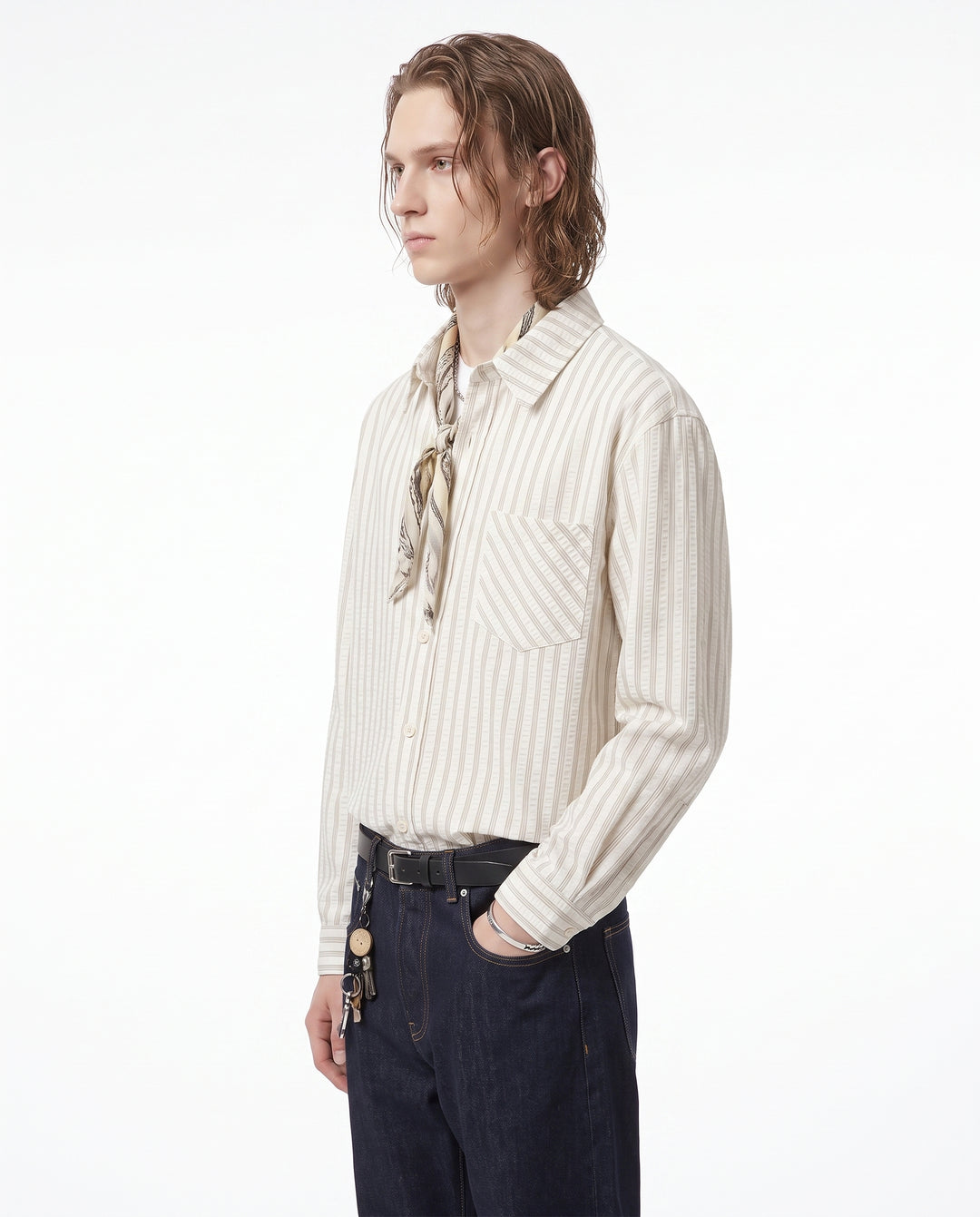 Striped Casual Shirt na3015