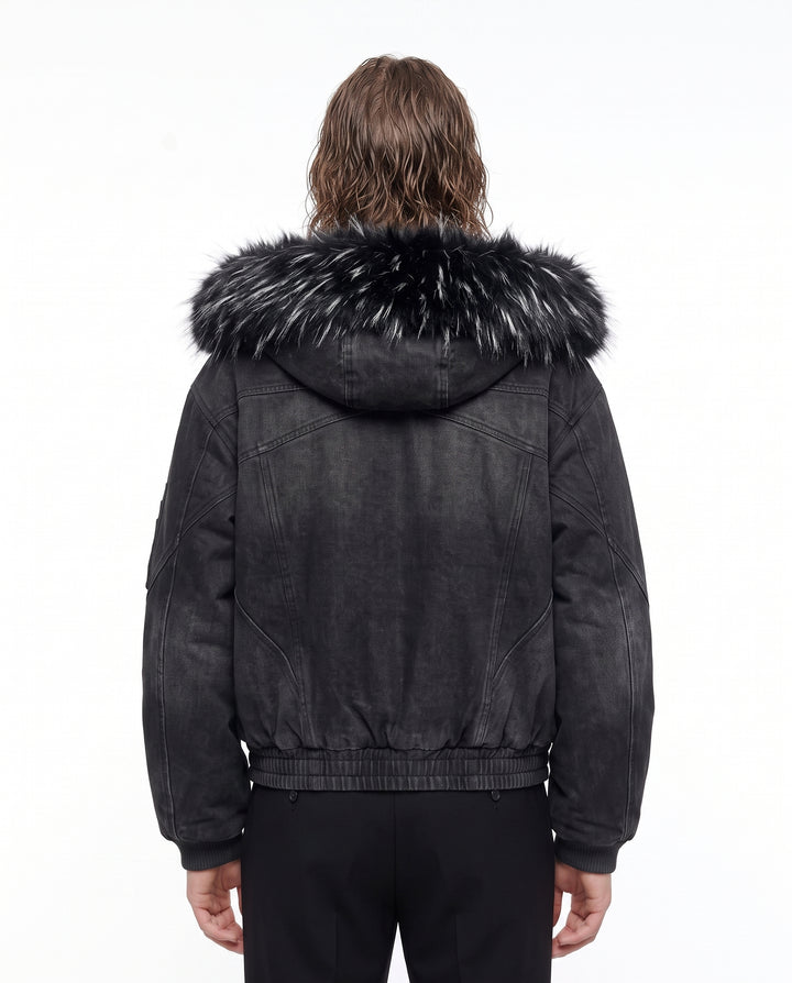 Hooded Bomber Jacket na3061