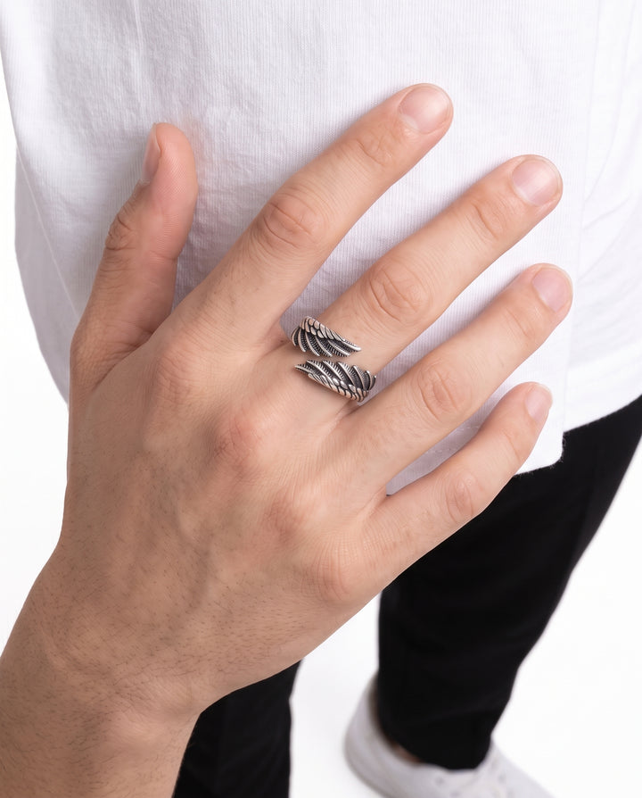 Silver Wing Ring na2989