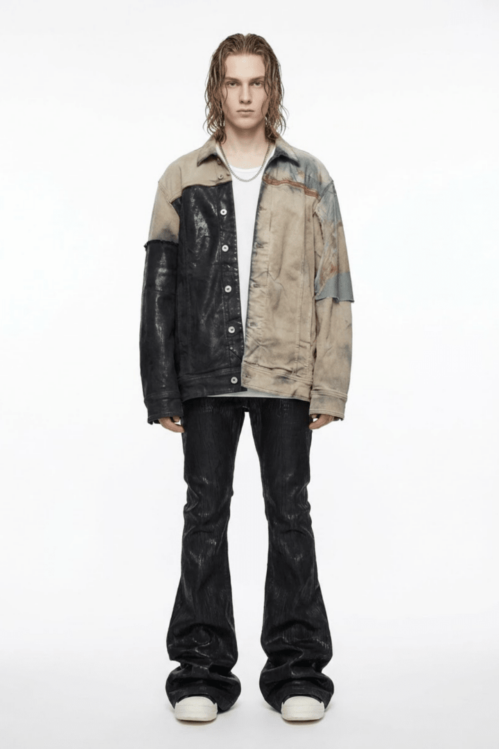 Street Style Flare Denim Pants na2378