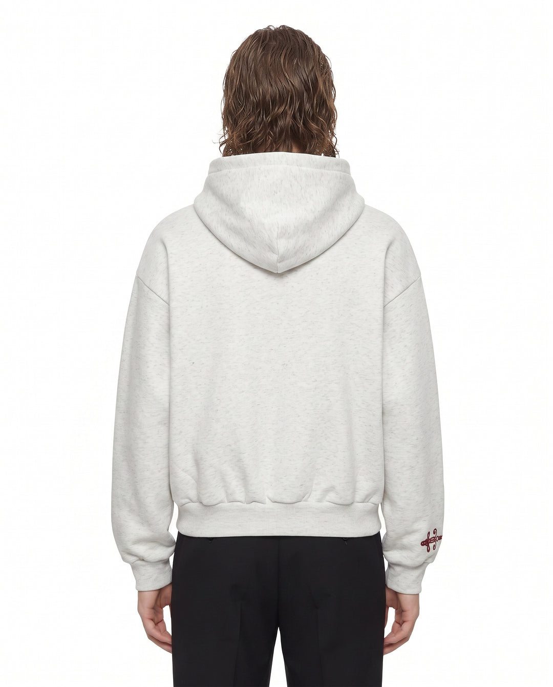 Embroidered Military Zip Hoodie na3084