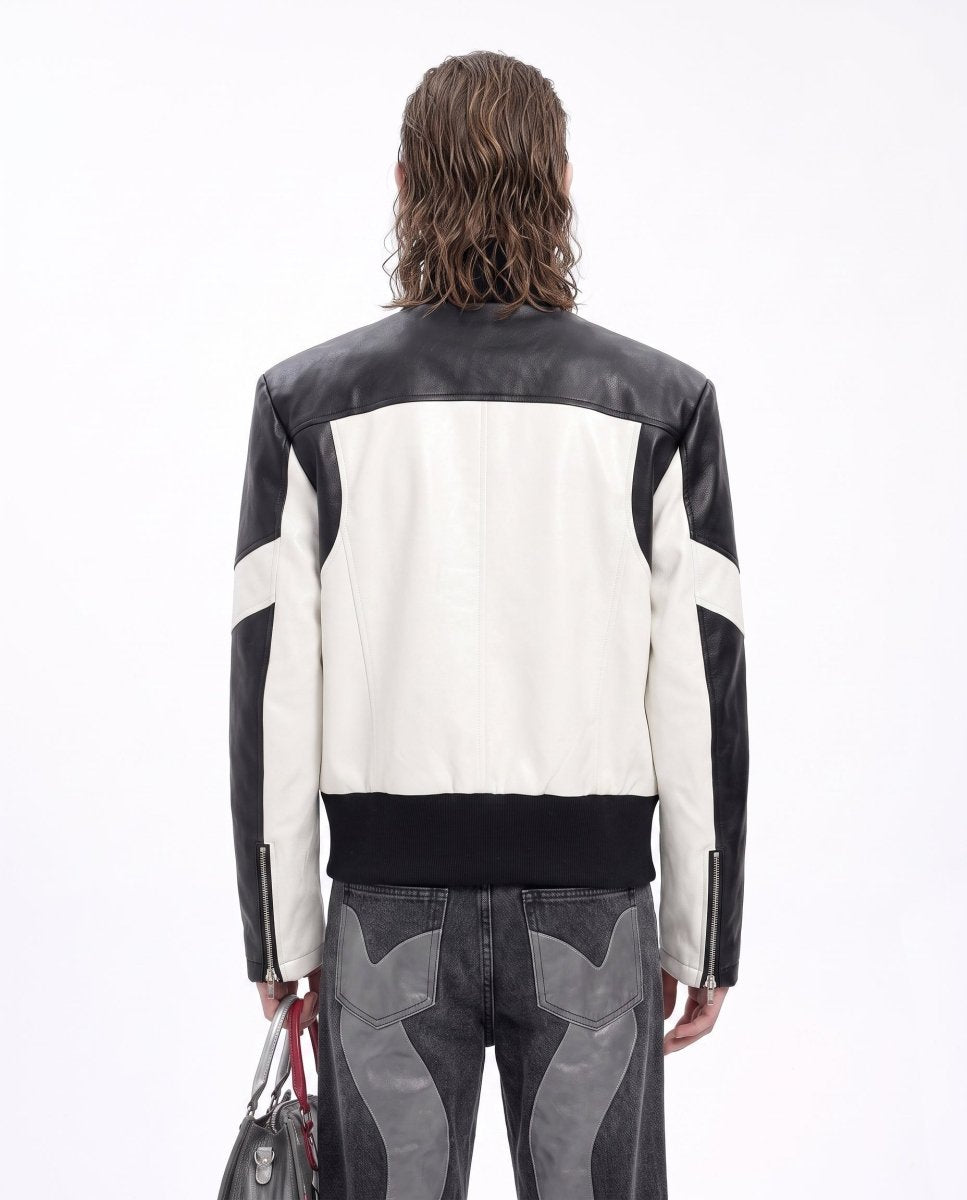 Metallic Moto Jacket na3038