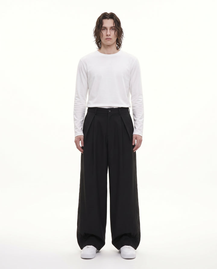 Embroidered Wide Pants na3205