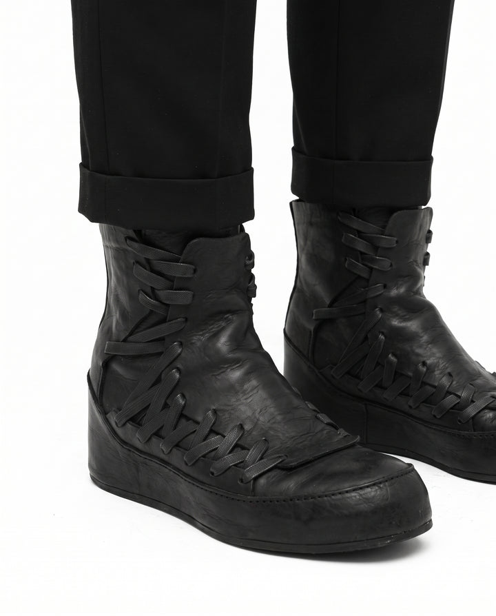 Leather Lace-up Boots na2964