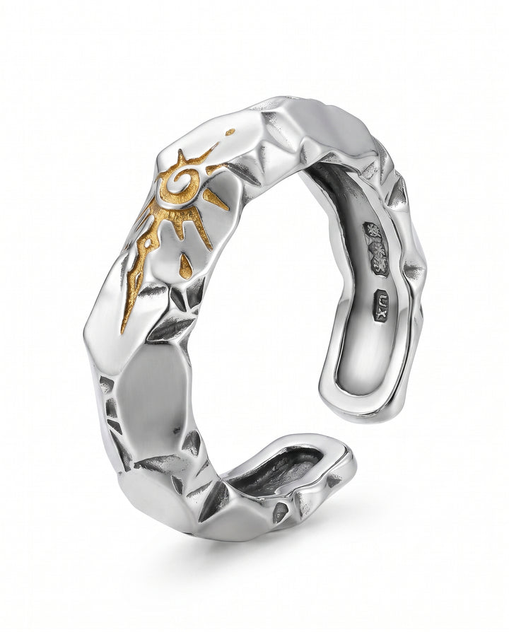 Sun Silver Ring na2939