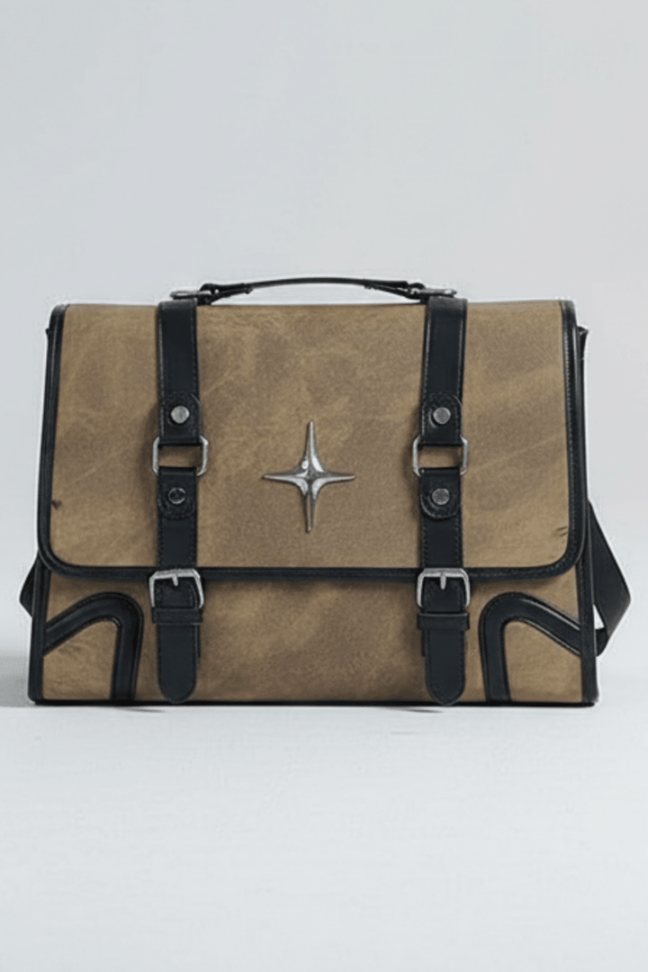 Vintage Star Satchel Backpack na2431
