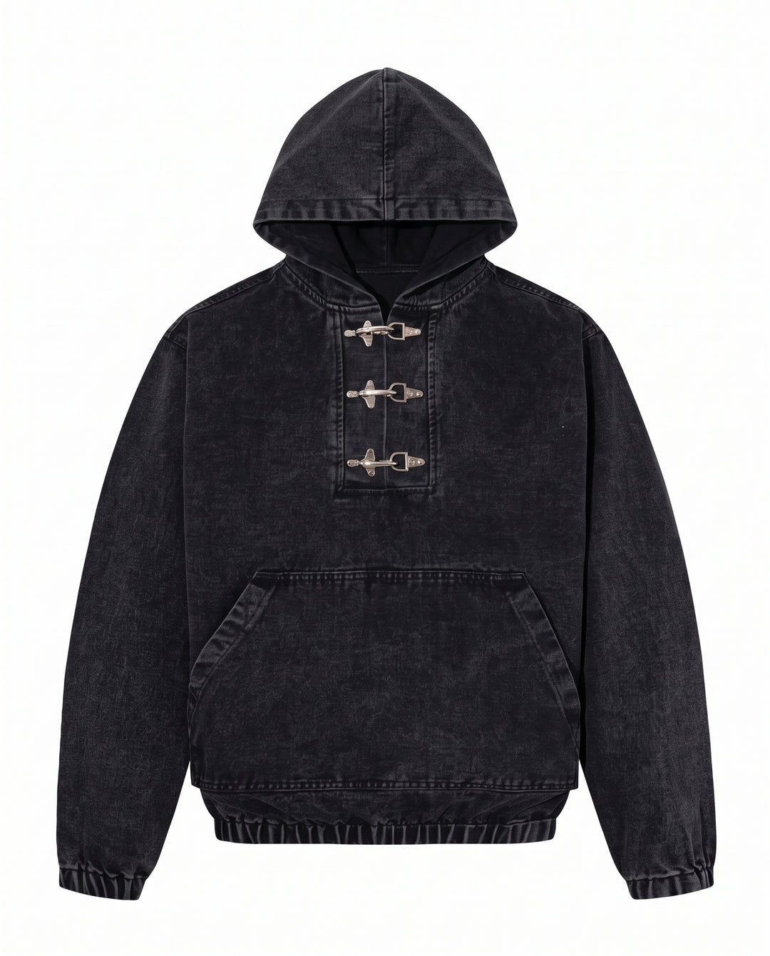 Washed Denim Hoodie na3165