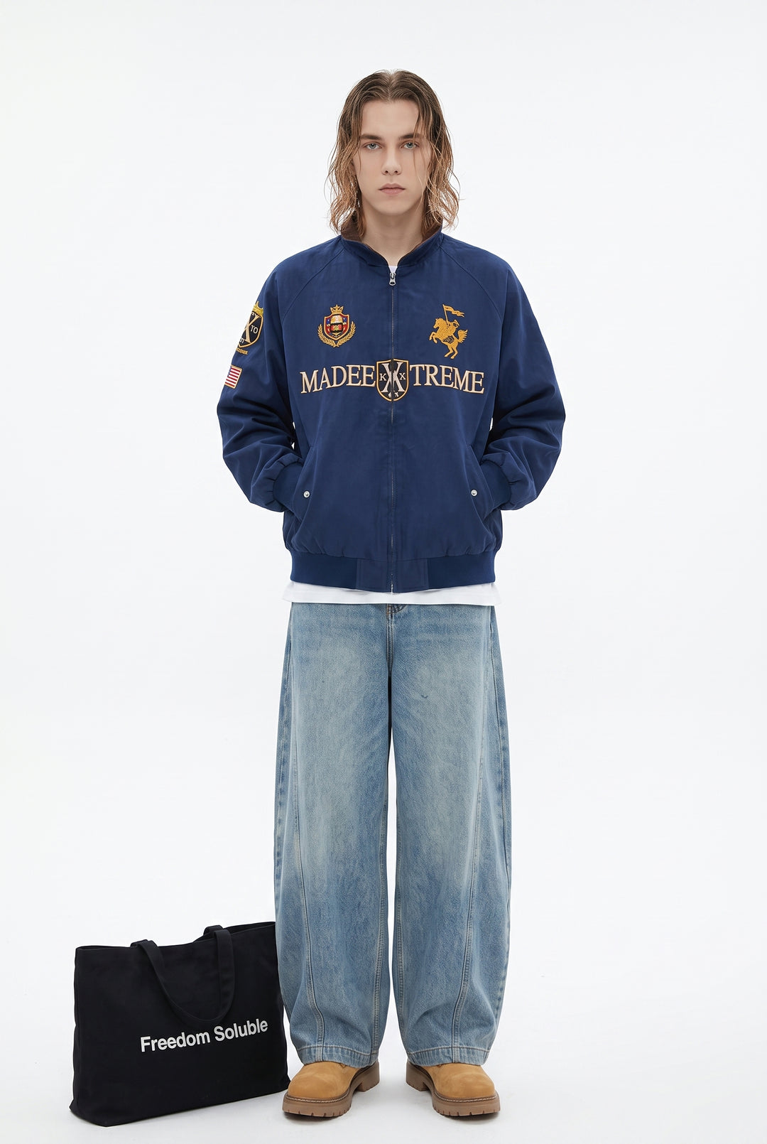 Embroidered Bomber Jacket na2767