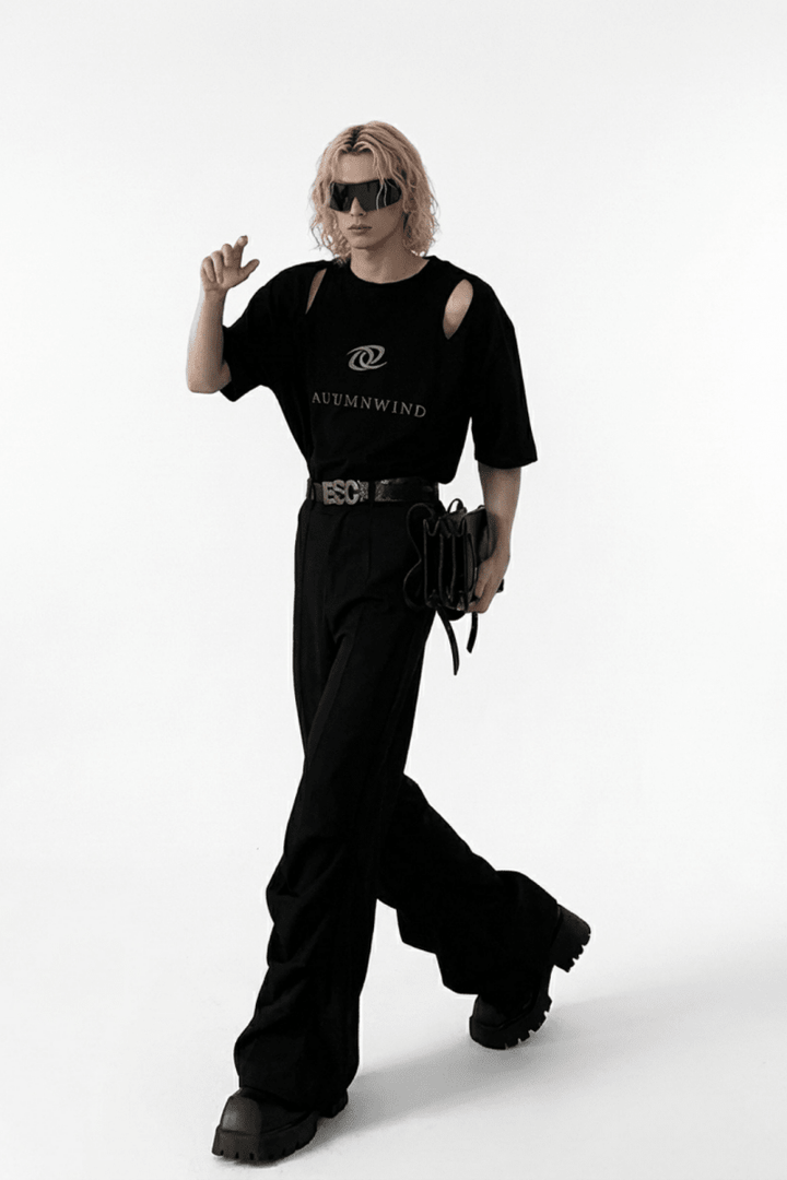 [AutumnWind] deconstructed design t-shirt na1233