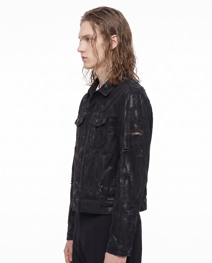Laced Denim Jacket na2937