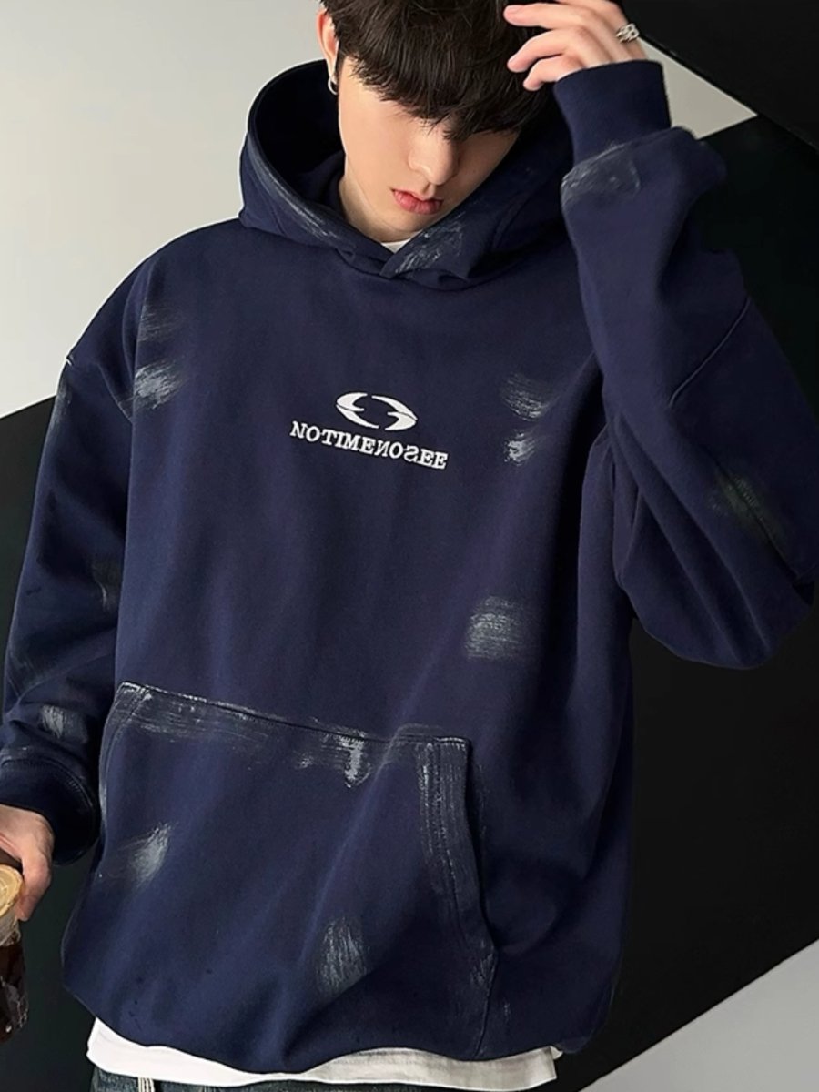 【JH HOMME】graffiti letters loose hooded na1563