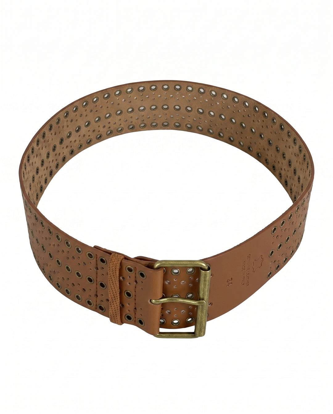 Eyelet Leather Belt na2933
