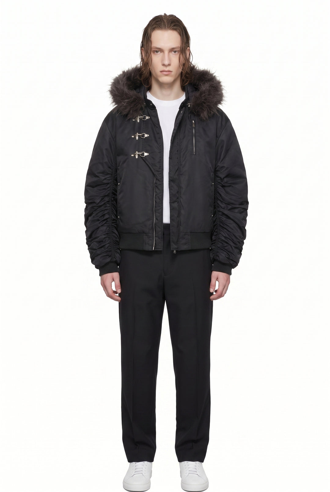 Fur Bomber Jacket na2817