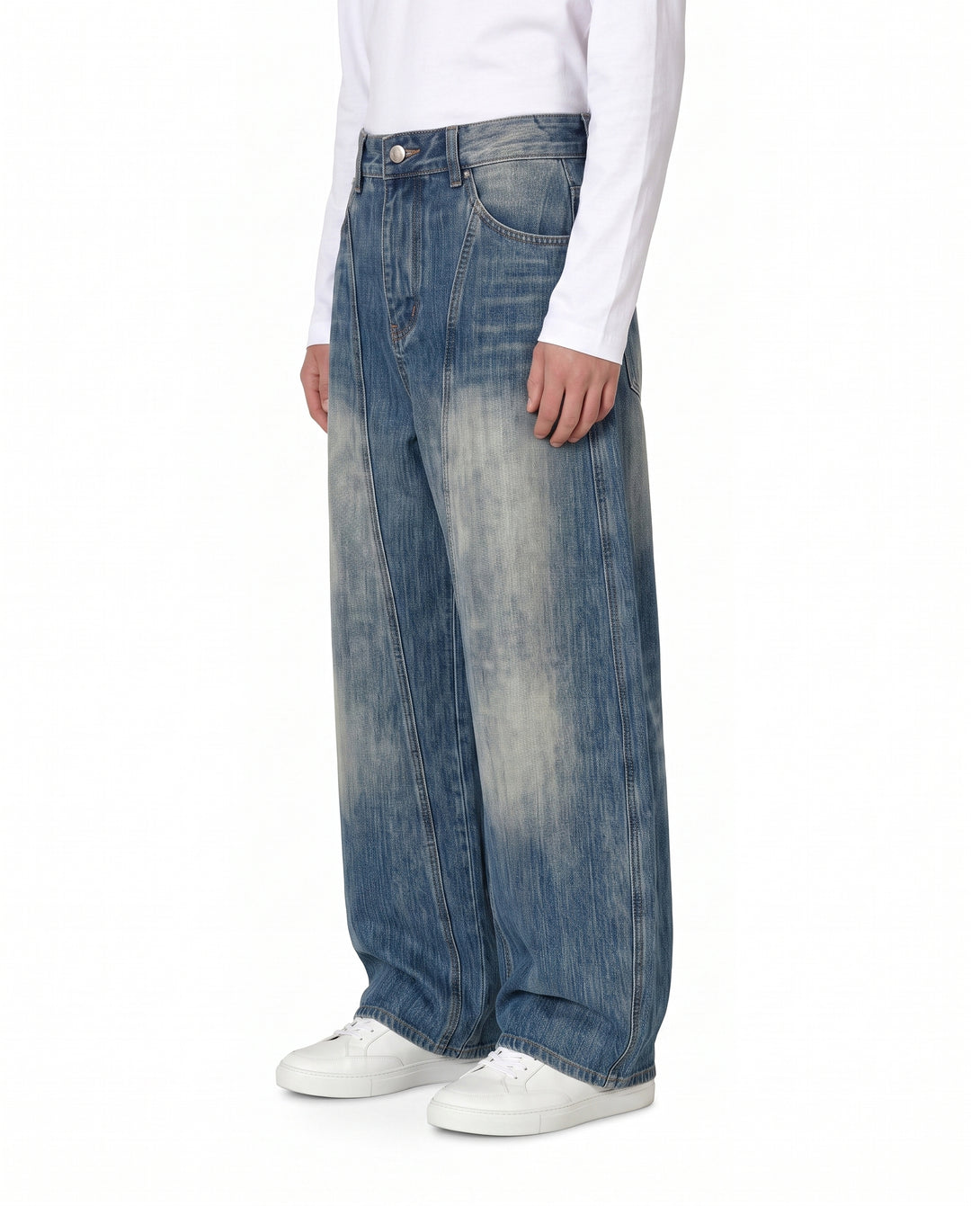 Wide Denim Pants na2972