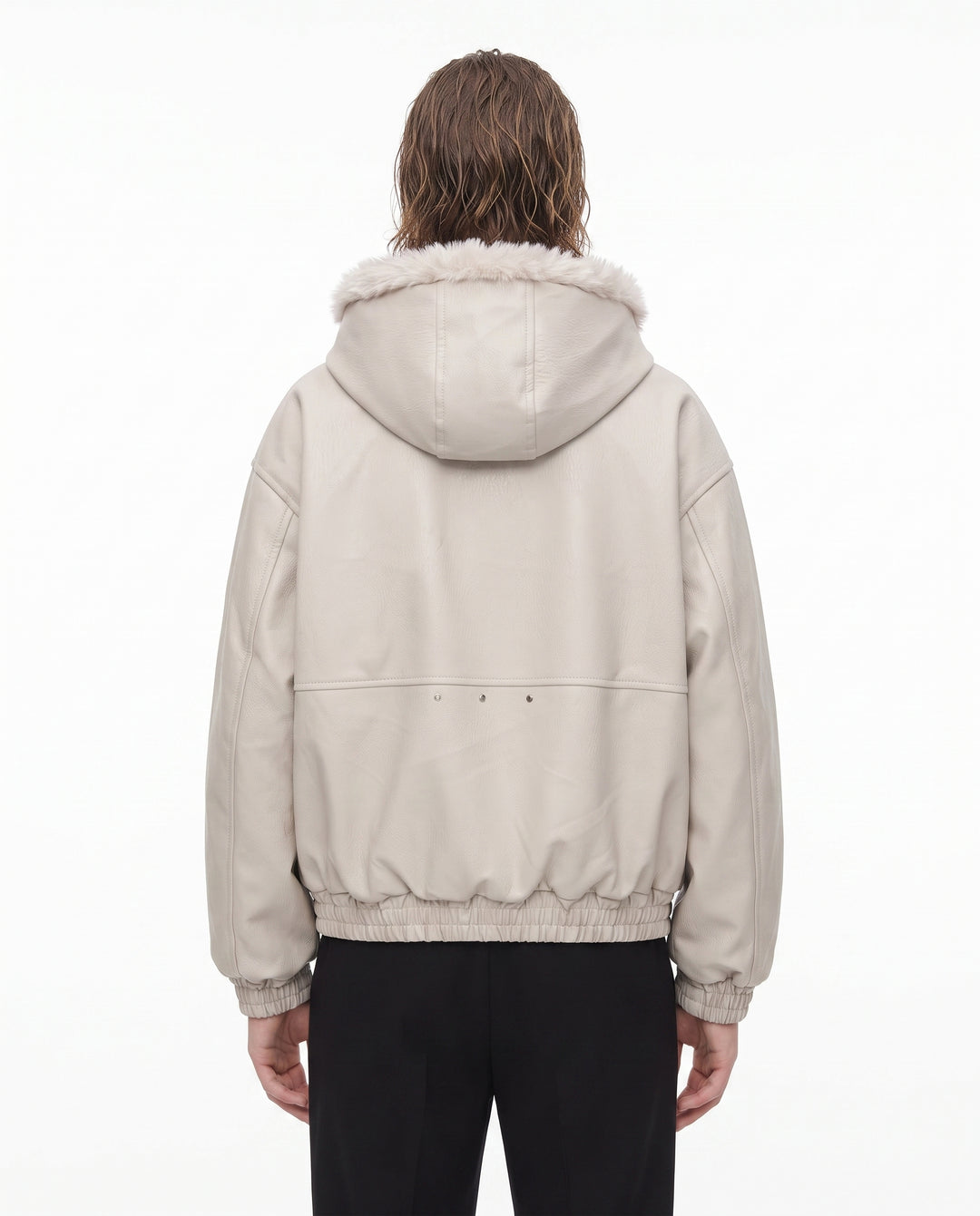 Fur Hooded Jacket na3063