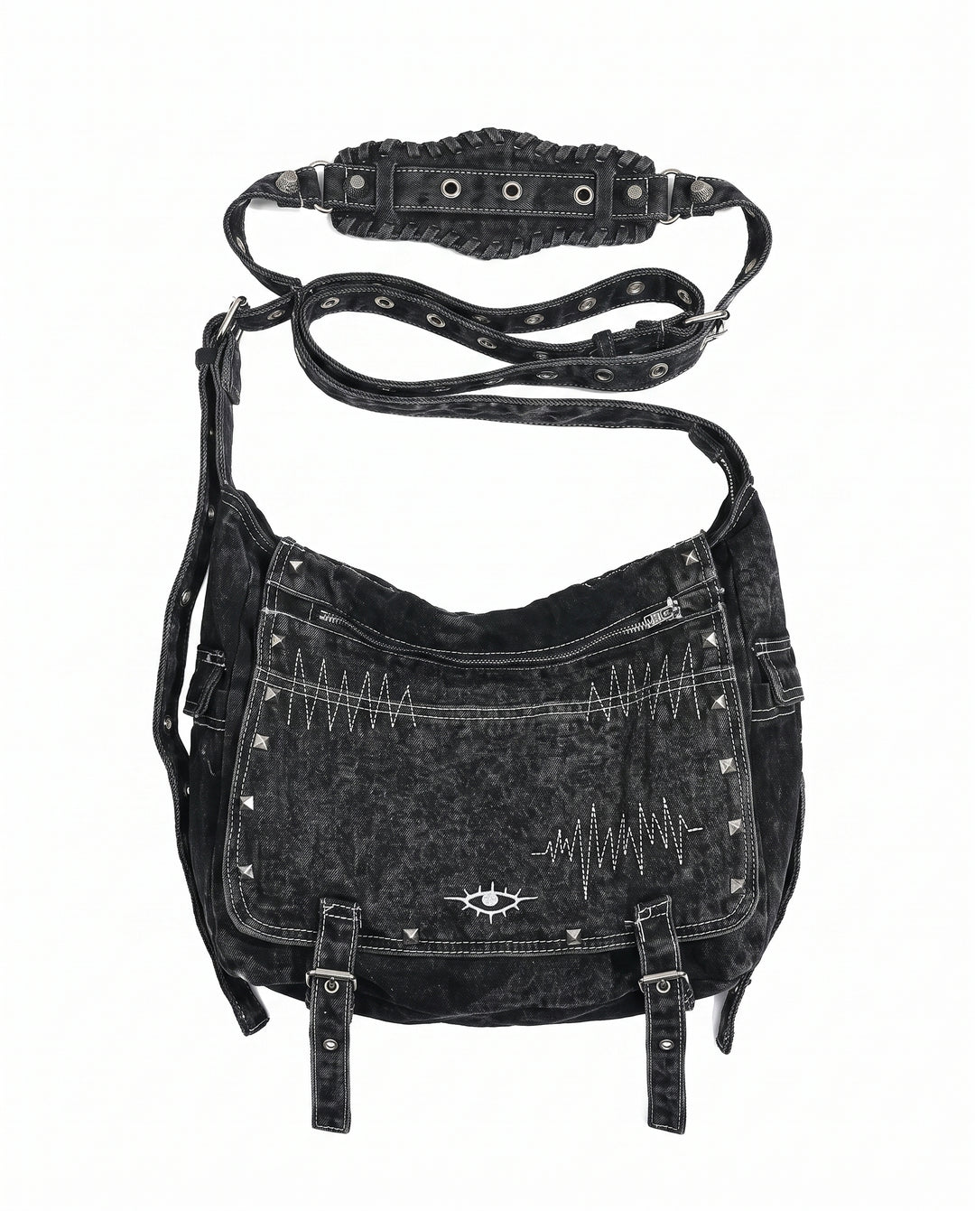 Studded Denim Bag na2927