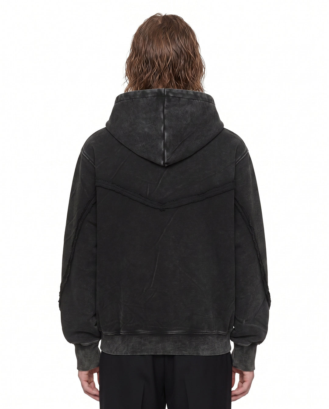 Asymmetric Zip Hoodie na3032