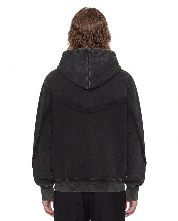 Asymmetric Zip Hoodie na3032