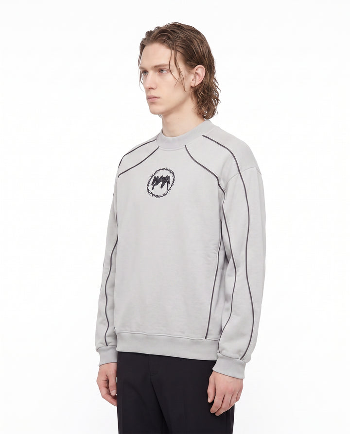 Piping Graphic Sweatshirt na2947