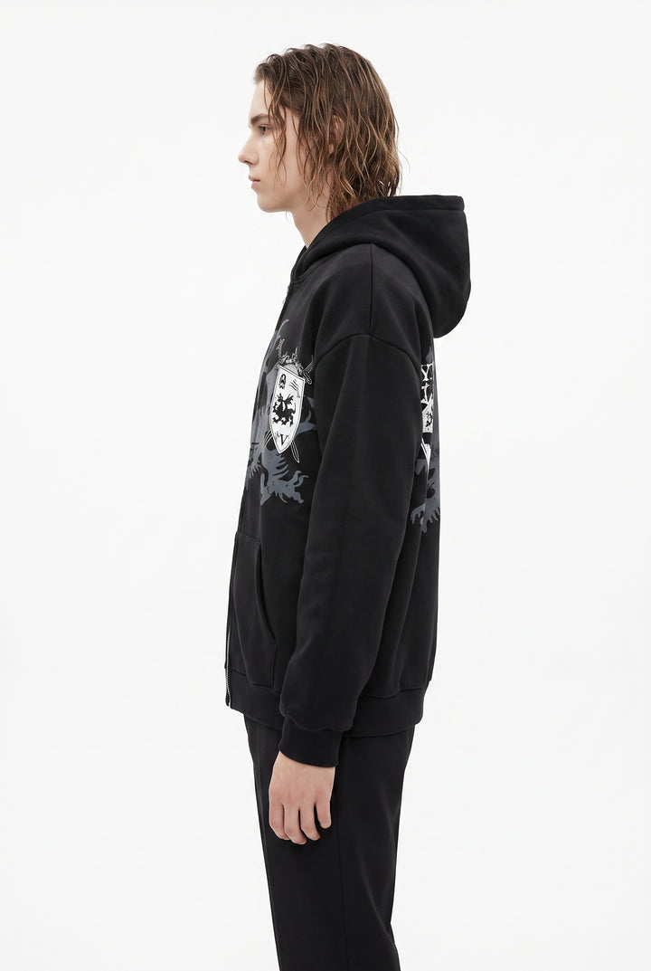 Striped Hooded Jacket na2774