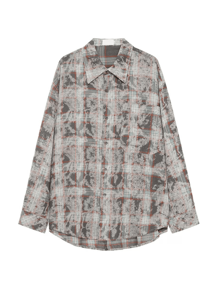[MRNEARLY] Niche Design Long Sleeve Shirt na975 