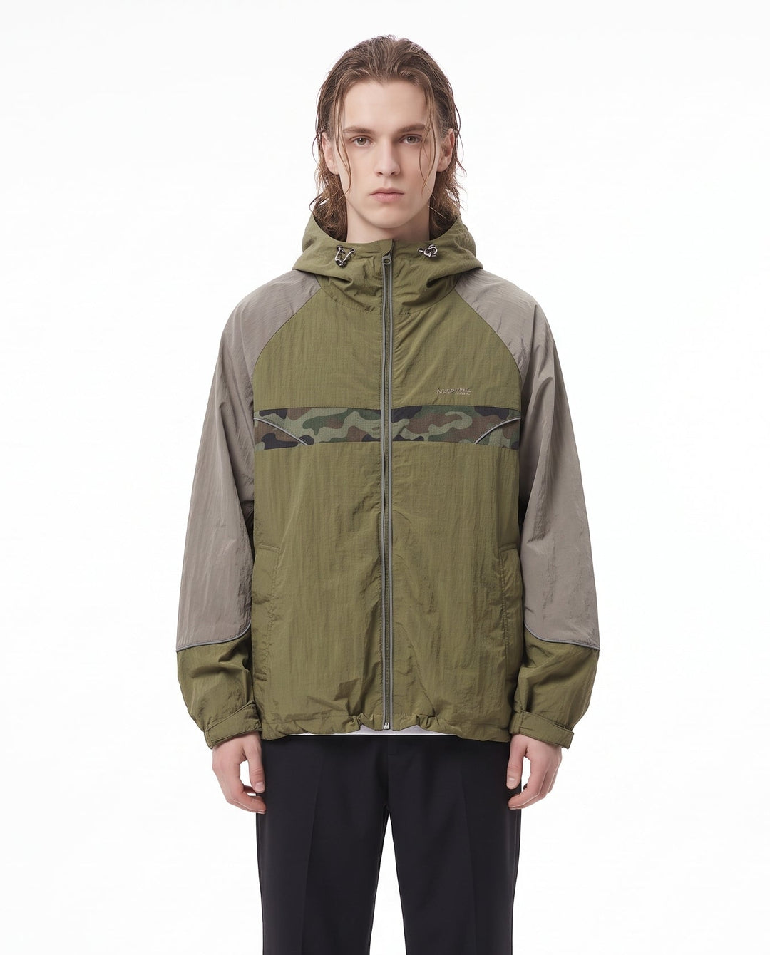 Hooded Windbreaker Jacket na3243