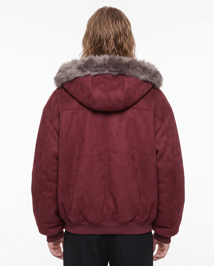Fur Bomber Jacket na3072