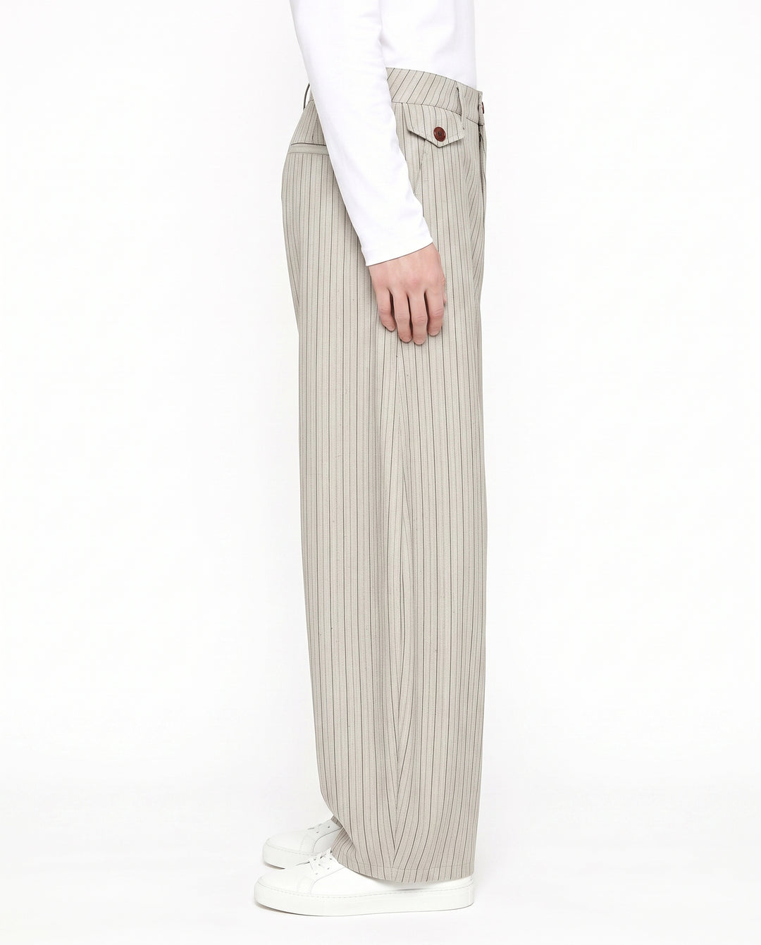 Striped Wide Pants na3004