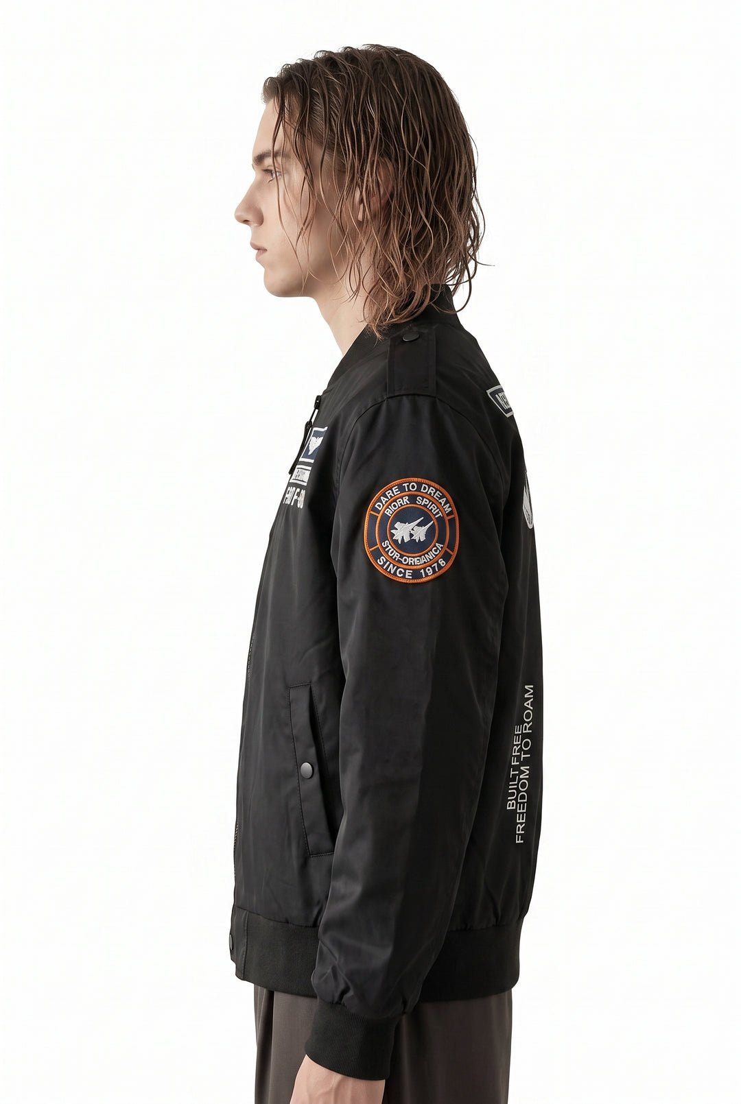 Patch Bomber Jacket na2772