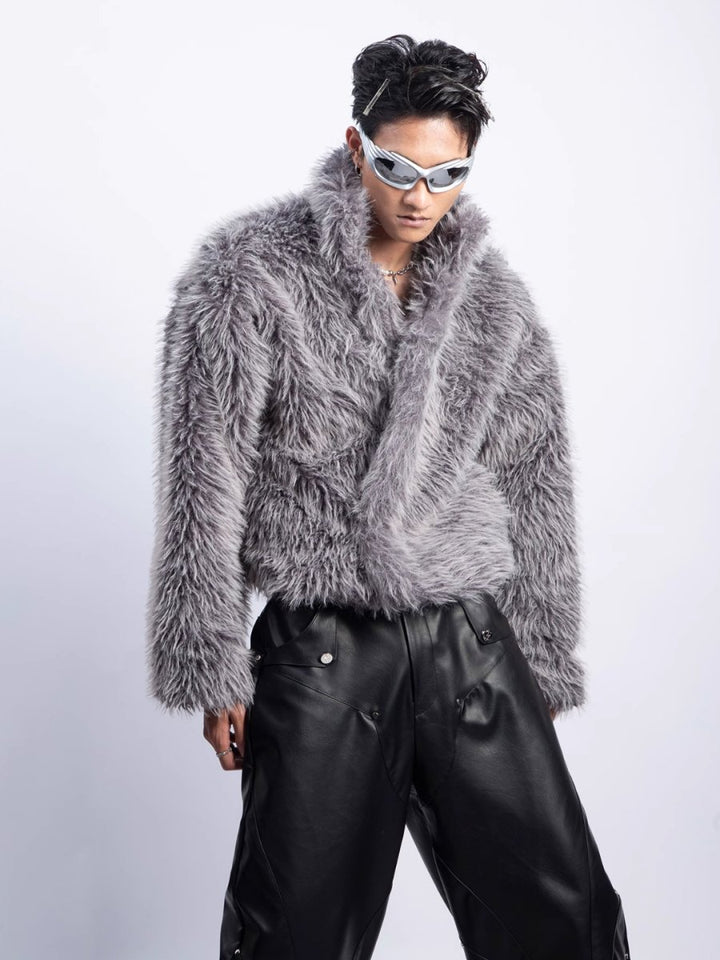 [PLAN1ONE] fur jacket na1670