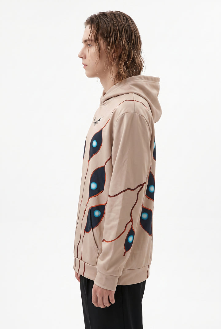 Graphic Paneled Hoodie na2761