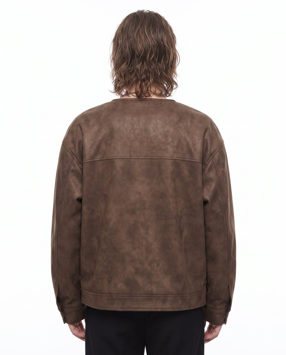 Lace Leather Jacket na3051