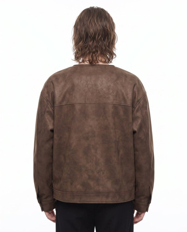 Lace Leather Jacket na3051