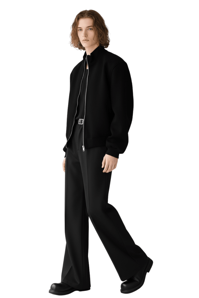 Minimal Tailored Flare Trousers na2428