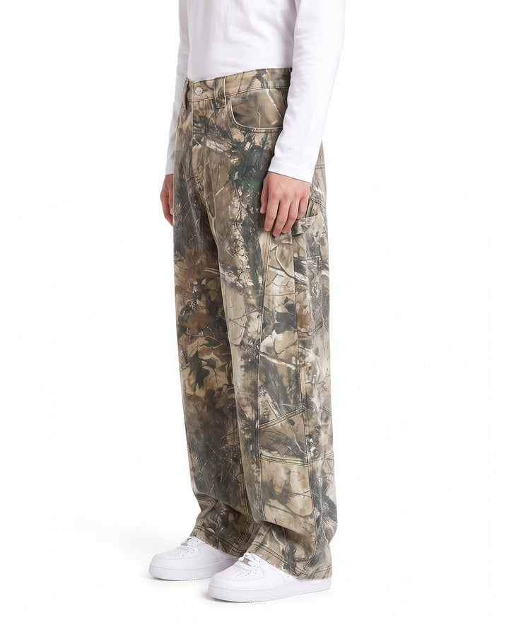 Camo Wide Pants na3008
