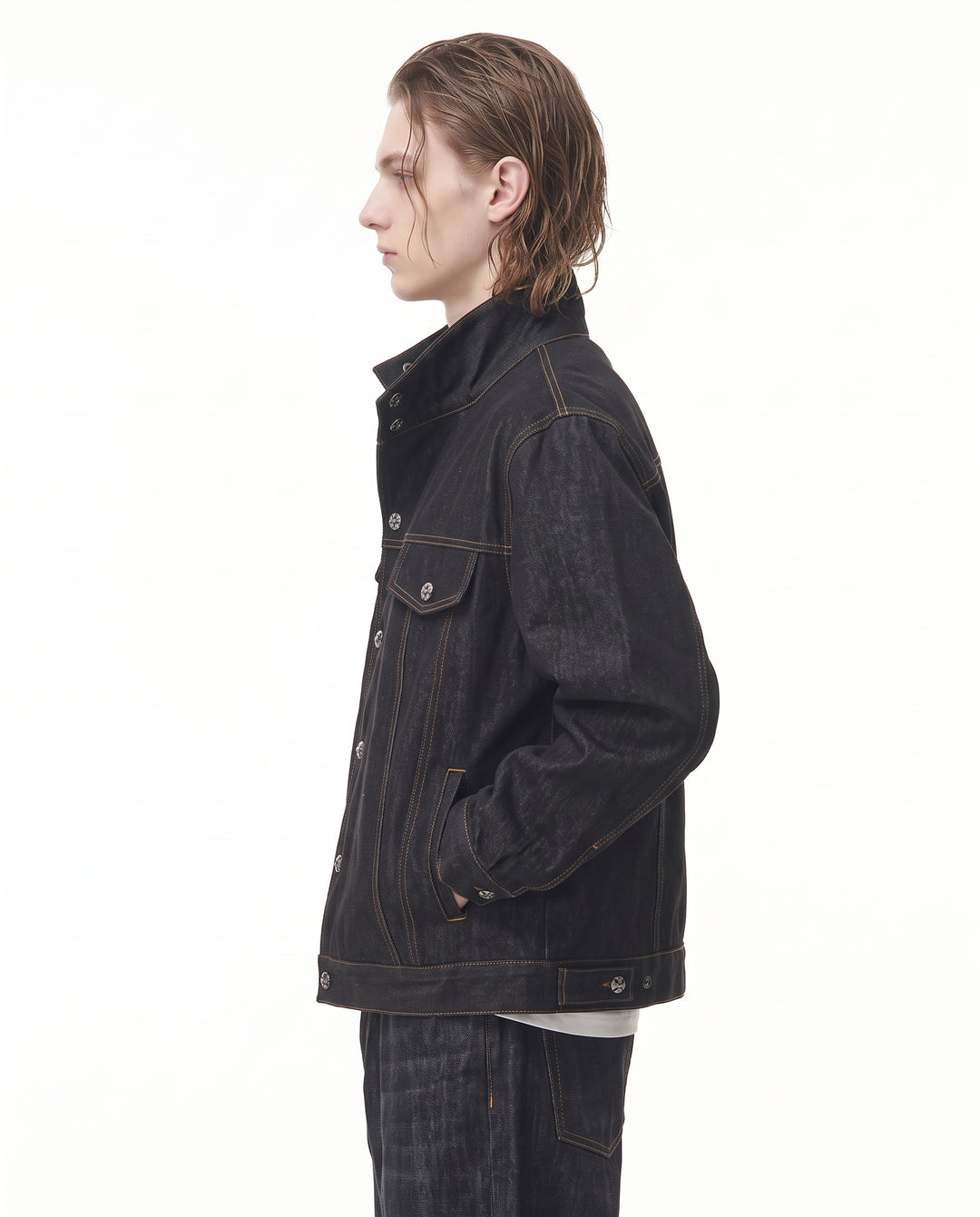 Black Denim Jacket na3246