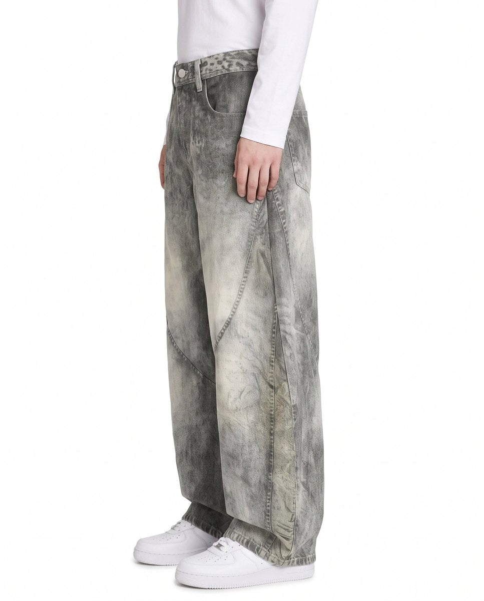 Washed Wide Jeans na3023