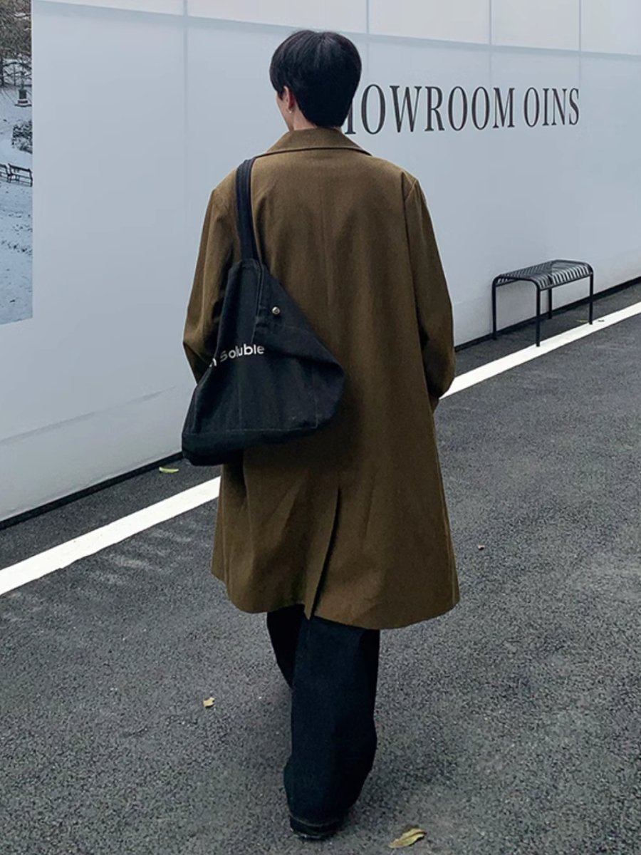 【ONELYC1NS】medium-length knee-length coat  na1568