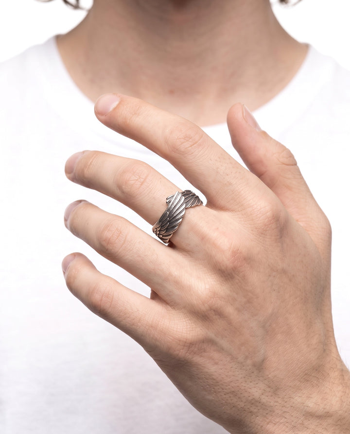 Wing Silver Ring na3001
