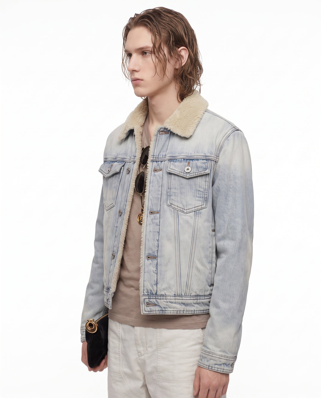 Sherpa Denim Jacket na2984
