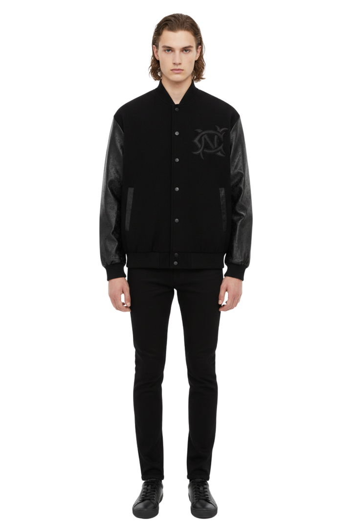 Midnight Cupid Letterman Jacket  na2396