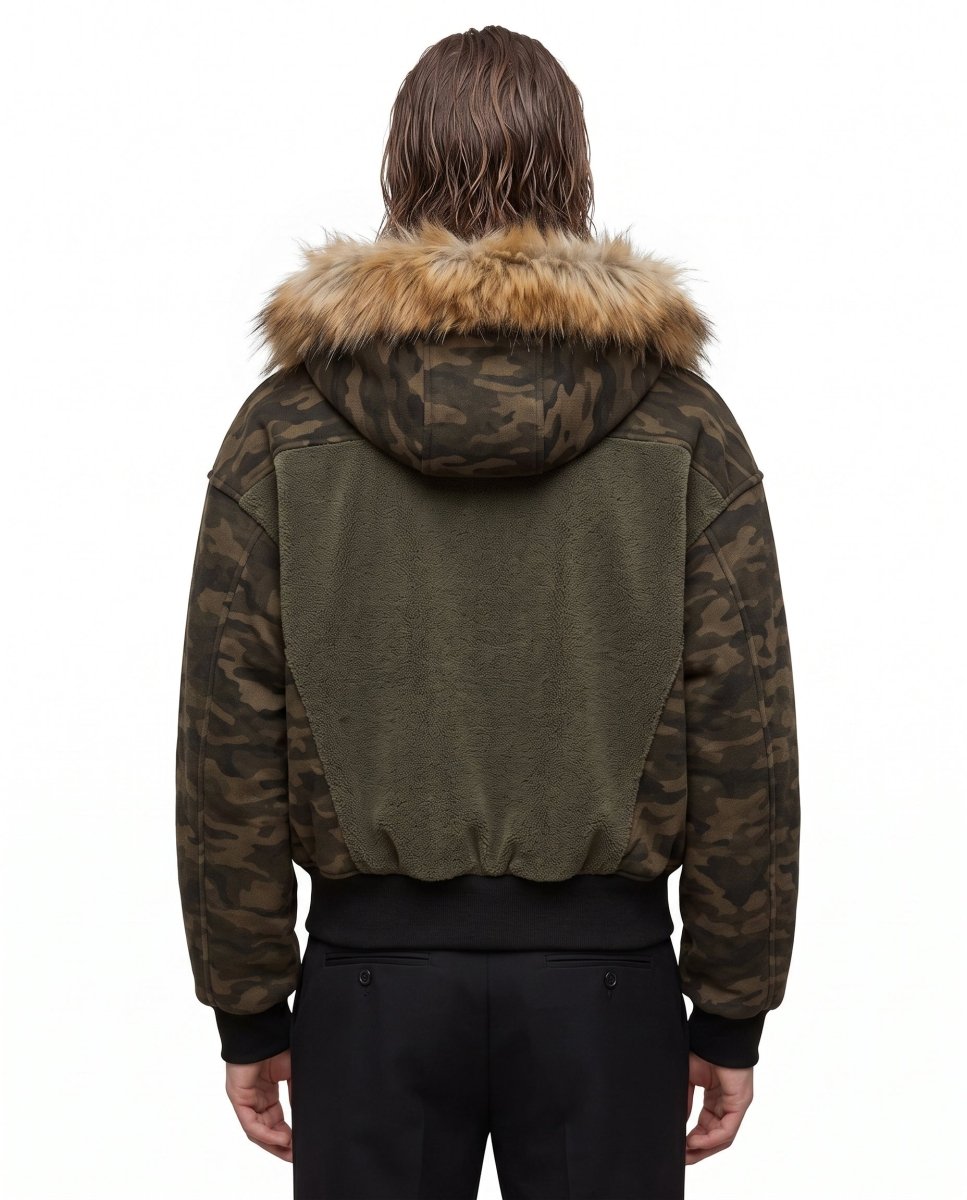 Camo Fur Jacket na3098
