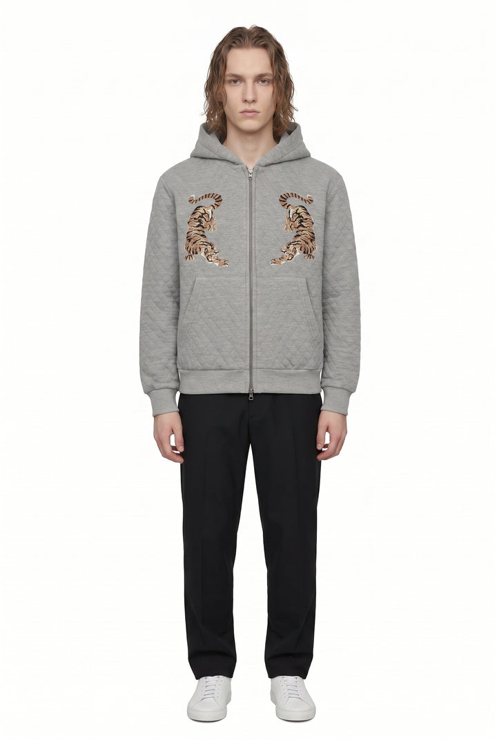Embroidered Zip Hoodie na2820